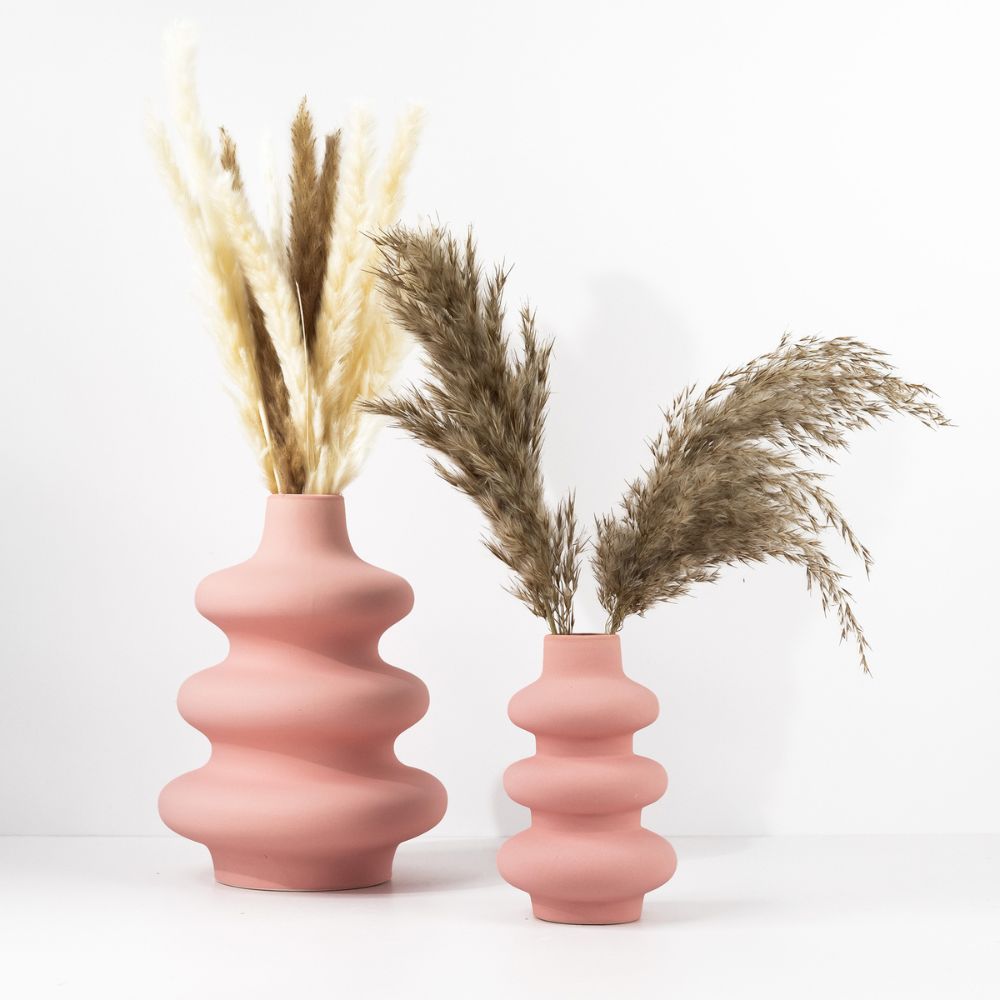 Pink Wave Vase Combo
