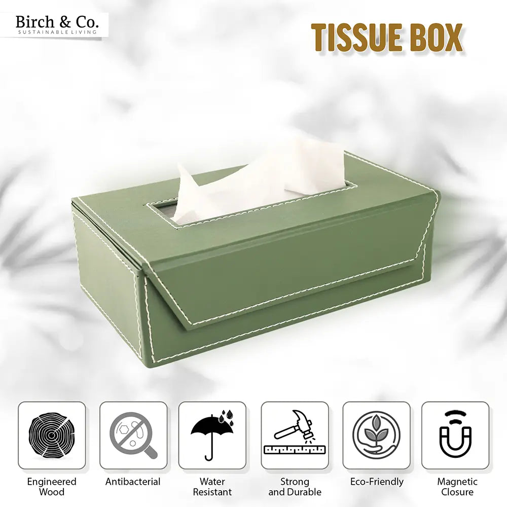 Serving Tray & Tissue box combo set