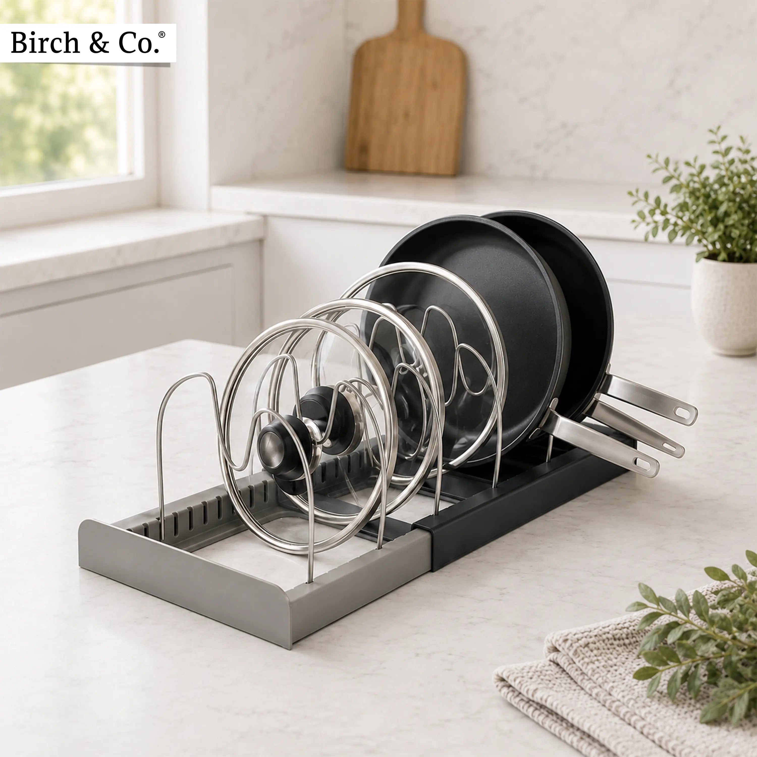 Expandable Dish Rack Organizer for Kitchen