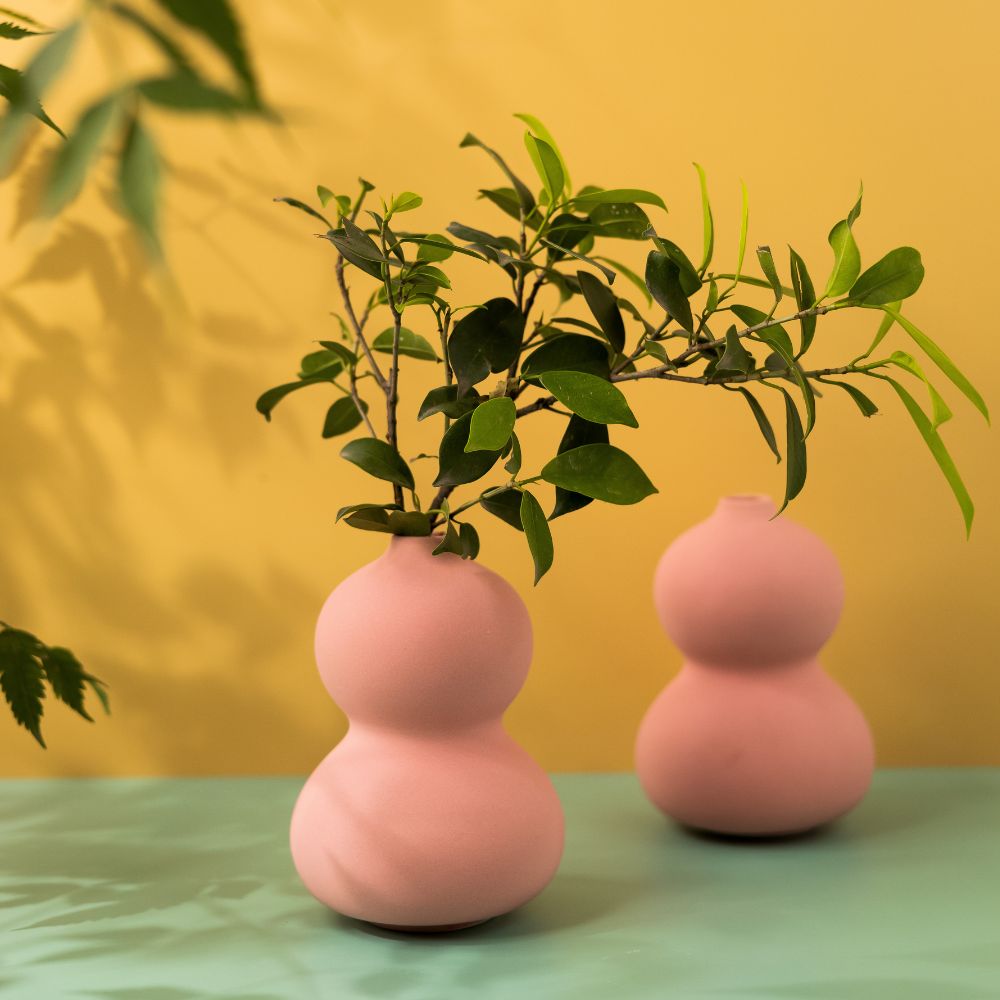 Pink Peanut Vase