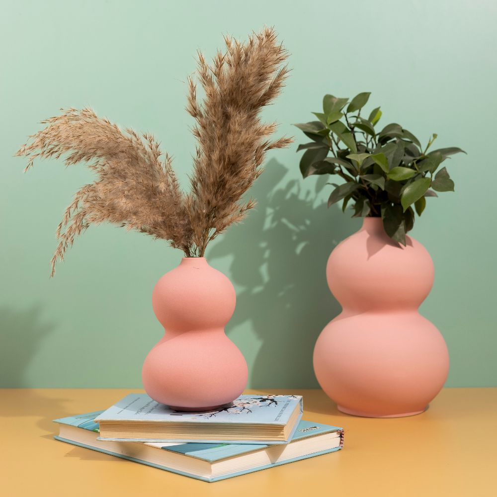 Pink Peanut Vase Combo