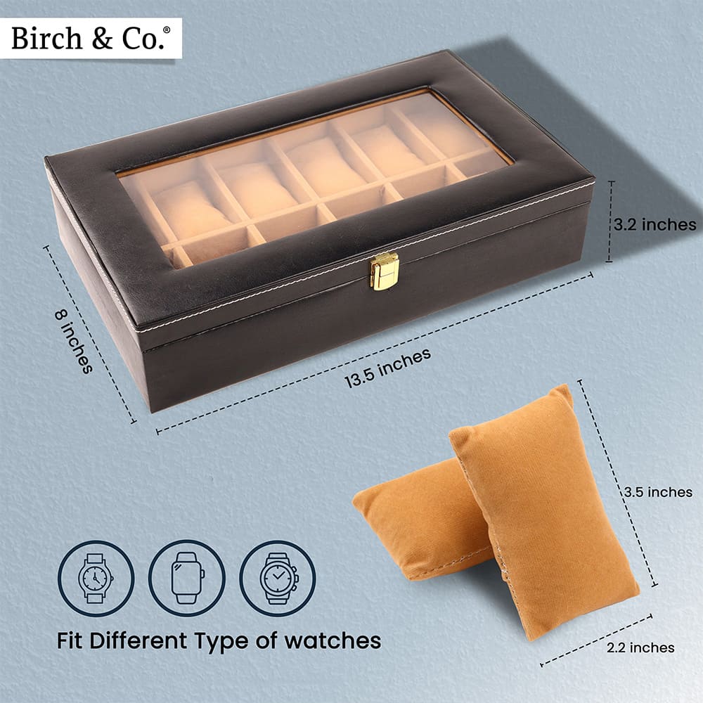 Black Watch Box - 12 watches