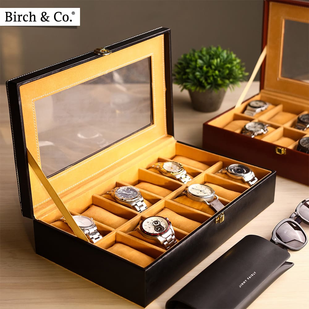 Black Watch Box - 12 watches