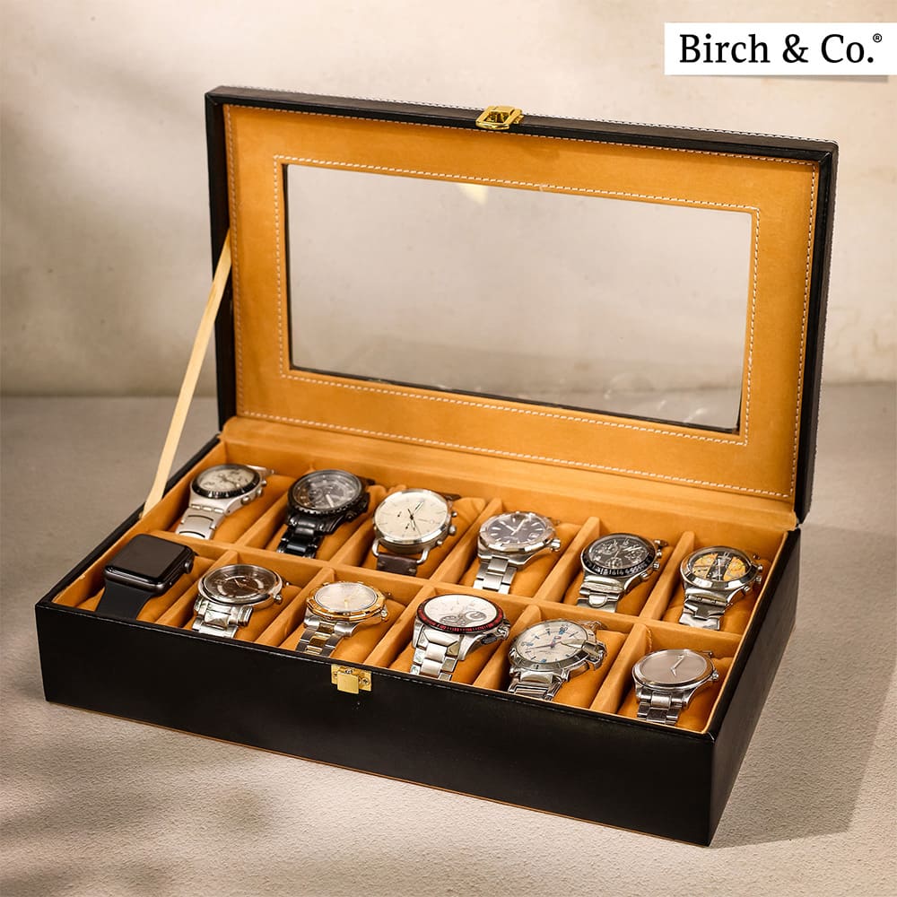 Black Watch Box - 12 watches