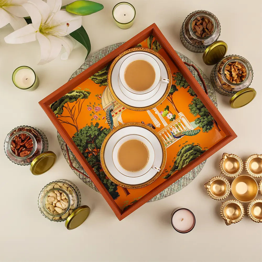 Heritage Jar & Tray Set