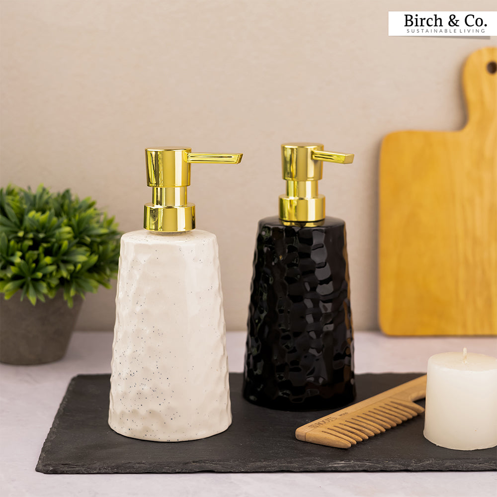 Celeste Soap Dispenser Combo - Black & White