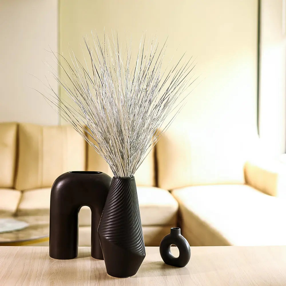 Metallic pampas grass - Silver