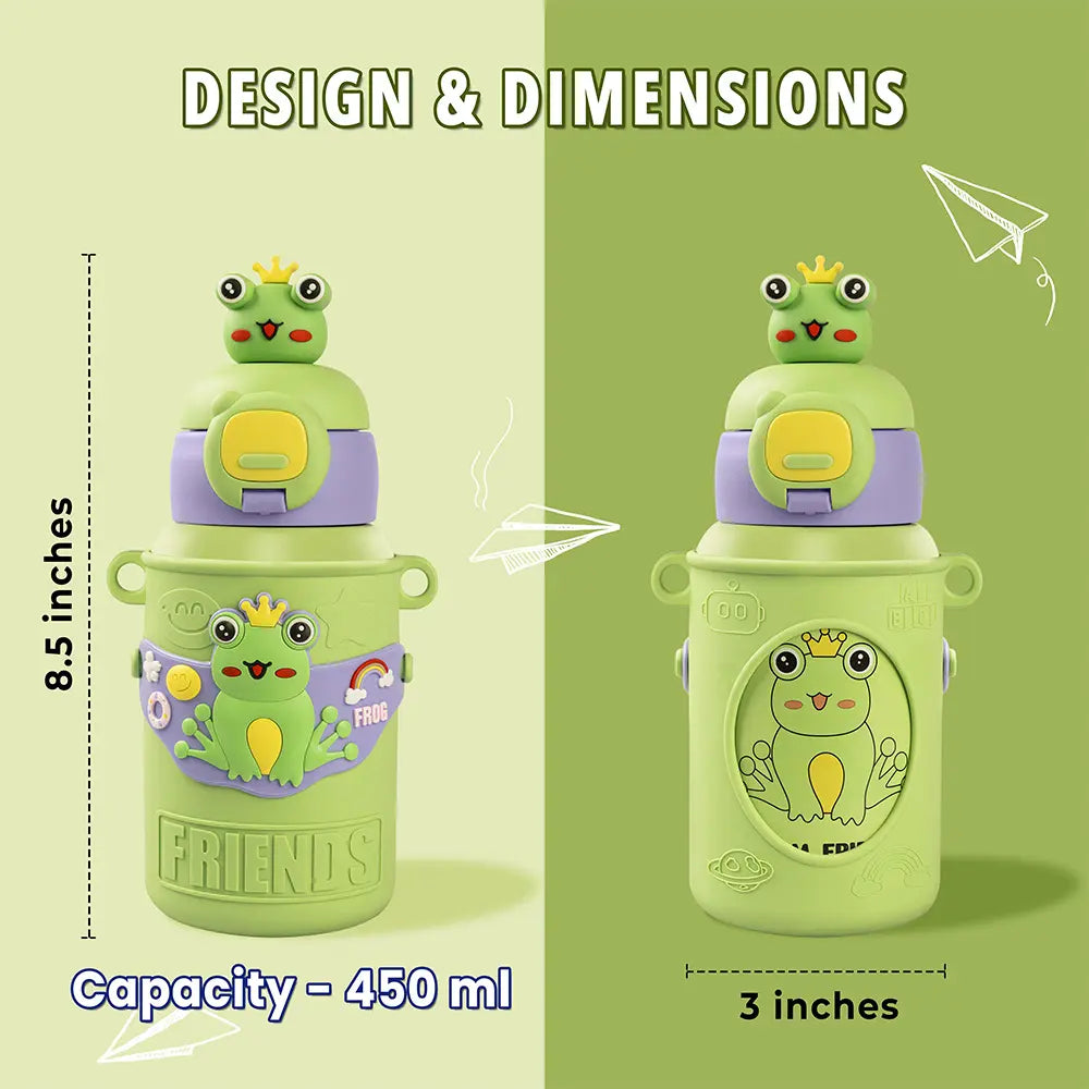 Kids Water Bottle - LimeGreen