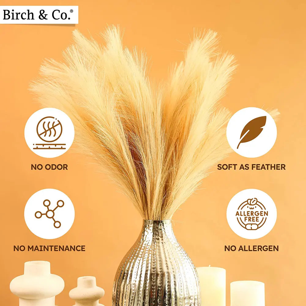 Faux pampas grass - Beige