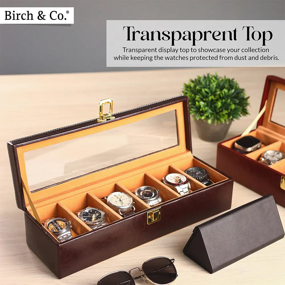 Mahogany Watch Box - 6 watches