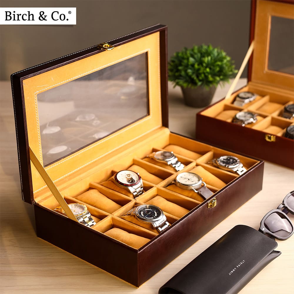 Mahogany Watch Box - 12 watches