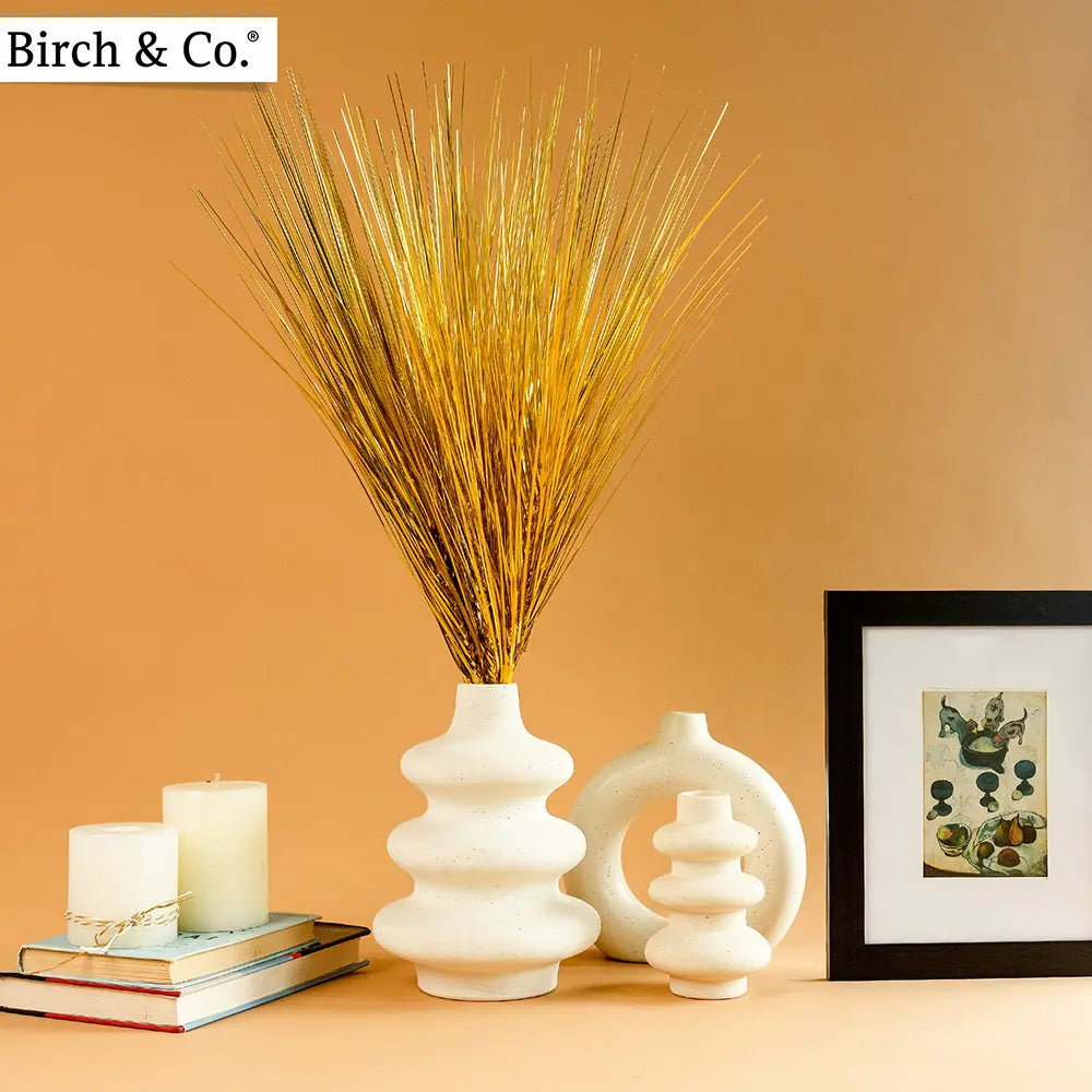 Metallic pampas grass - Golden