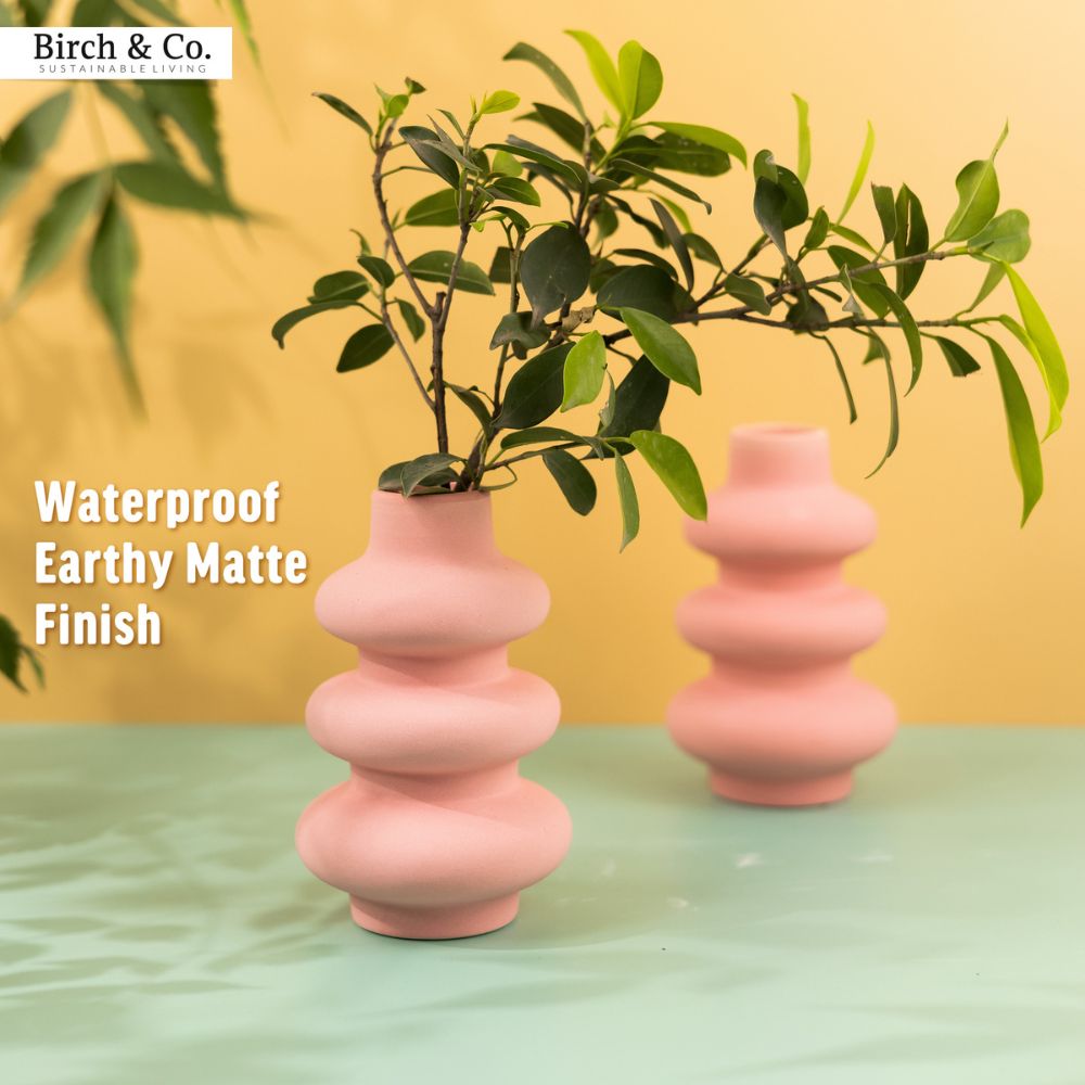 Pink Wave Vase