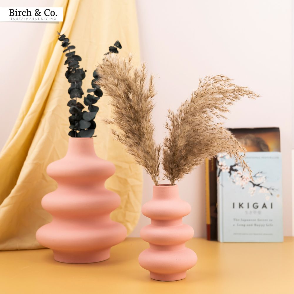 Pink Wave Vase Combo