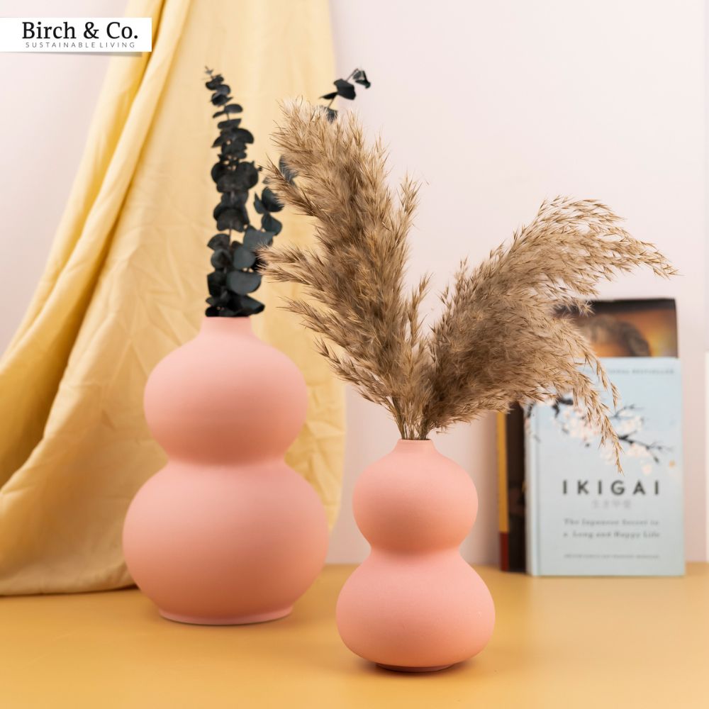 Pink Peanut Vase Combo