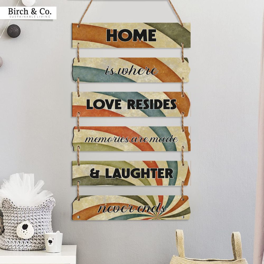 Home is where Love resides - Antique Rope Wall Decor