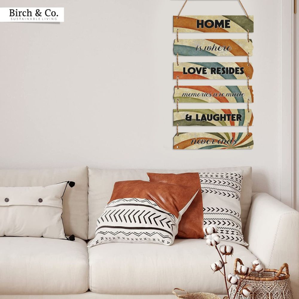 Home is where Love resides - Antique Rope Wall Decor