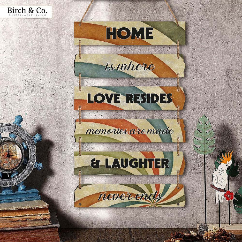 Home is where Love resides - Antique Rope Wall Decor