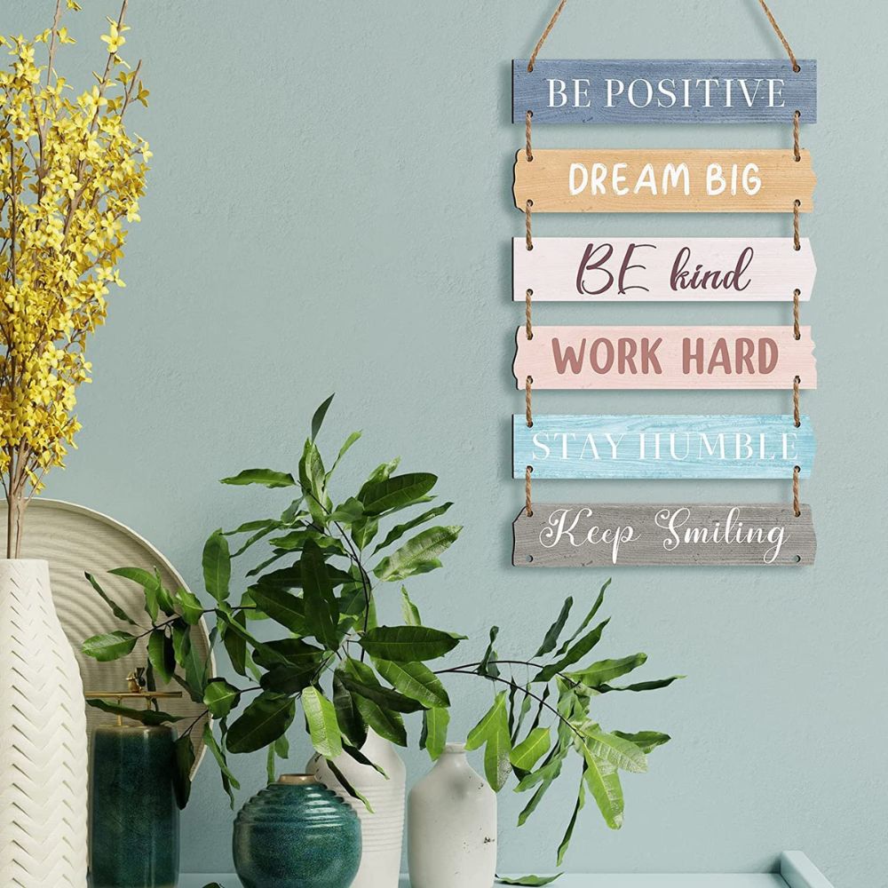 Be positive, Dream, Big - Classic Rope Wall Decor