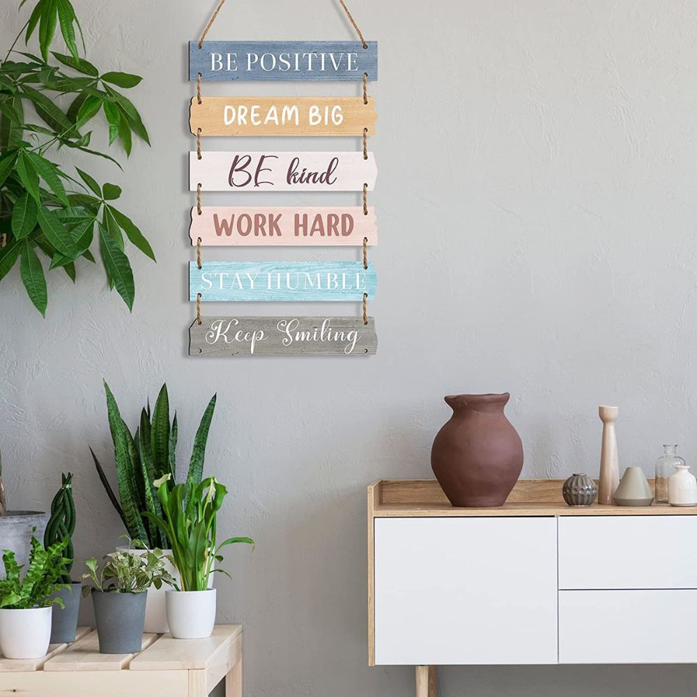 Be positive, Dream, Big - Classic Rope Wall Decor