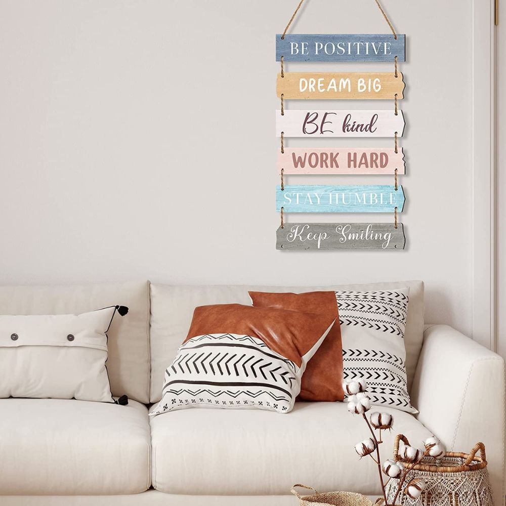 Be positive, Dream, Big - Classic Rope Wall Decor