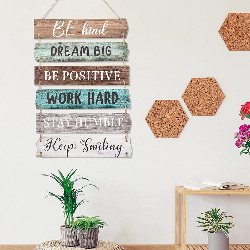 Be Kind, Dream Big - Retro Rope Wall Decor