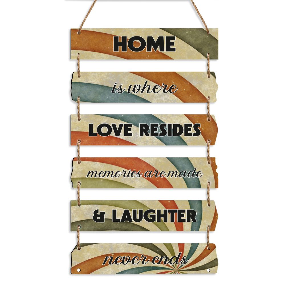 Home is where Love resides - Antique Rope Wall Decor