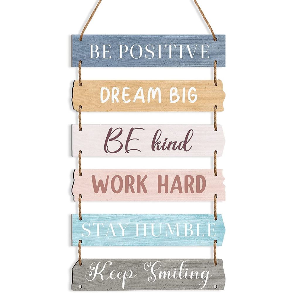 Be positive, Dream, Big - Classic Rope Wall Decor