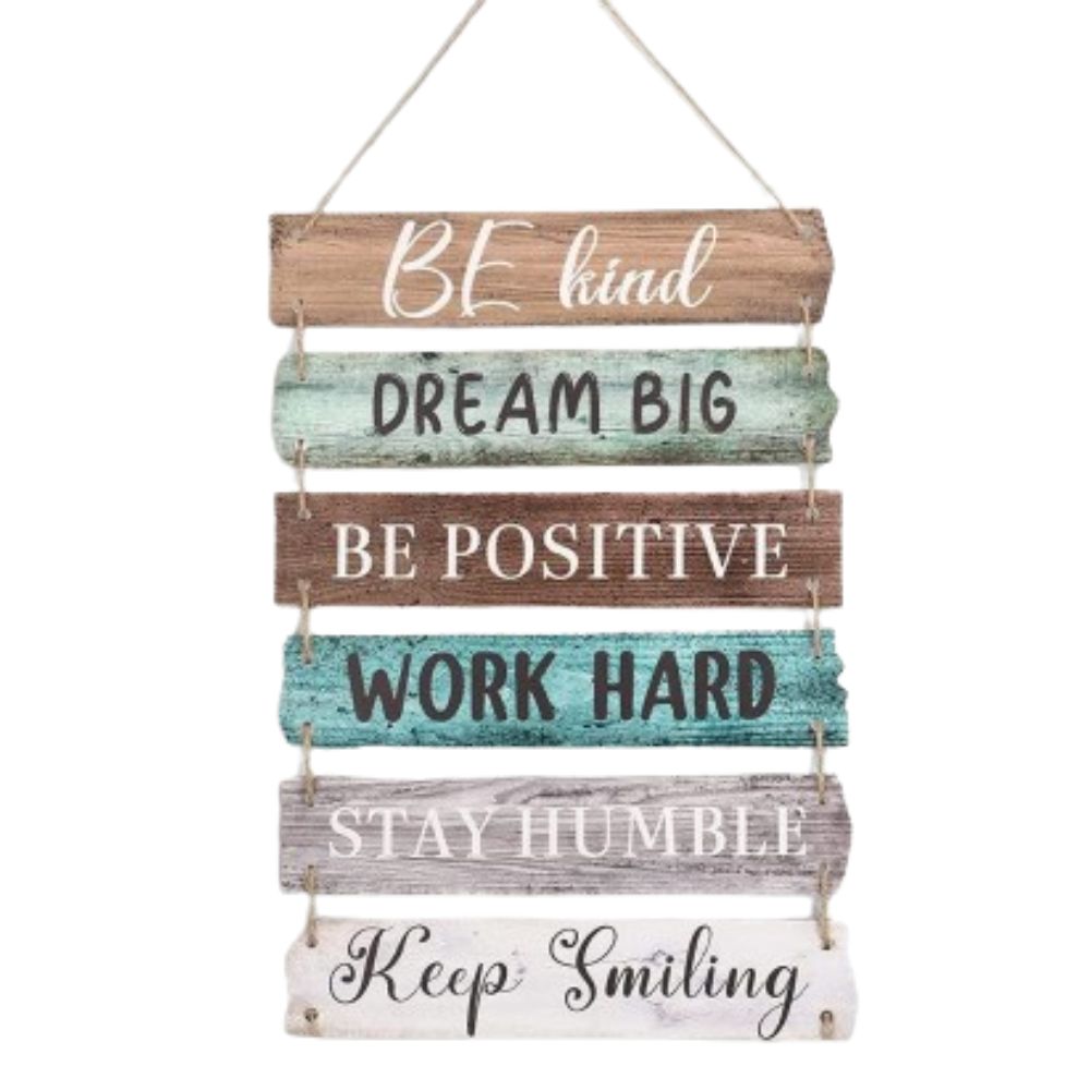 Be Kind, Dream Big - Retro Rope Wall Decor