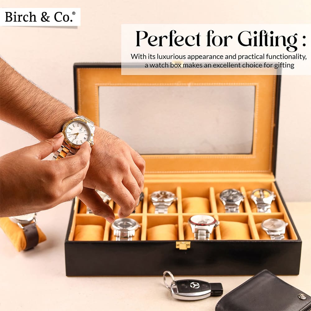 Black Watch Box - 12 watches